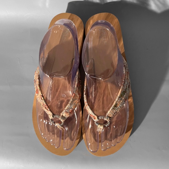 Capelli Metallic Brown Flip-Flops - Picture 2 of 6